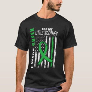I Wear Green Little Brother Cerebral Palsy Awarene T-Shirt