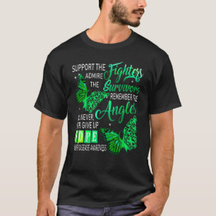 I Wear Green Support The Fighters Kidney Disease A T-Shirt