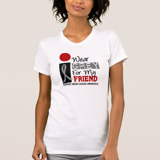 I Wear Grey 9 Brain Cancer T-Shirt