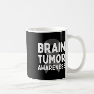 I Wear Grey For Brain Tumour Awareness Grey S Ribb Coffee Mug