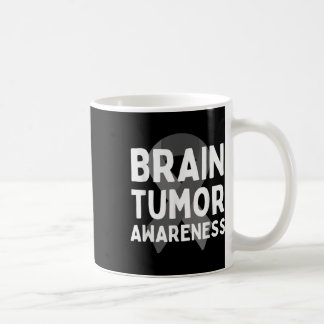 I Wear Grey For Brain Tumour Awareness Grey S Ribb Coffee Mug
