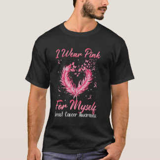 I Wear K For Myself Breast Cancer Awareness Suppor T-Shirt