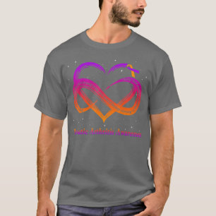 I Wear Lavender  Orange For Psoriatic Arthritis Wa T-Shirt