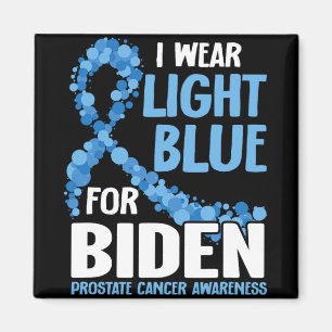 I Wear Light Blue For Biden Prostate Cancer Awaren Magnet
