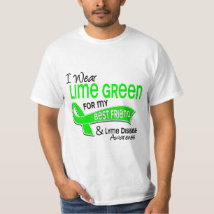 I Wear Lime Green 42 Best Friend Lyme Disease T-Shirt