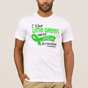 I Wear Lime Green 42 Uncle Lyme Disease T-Shirt