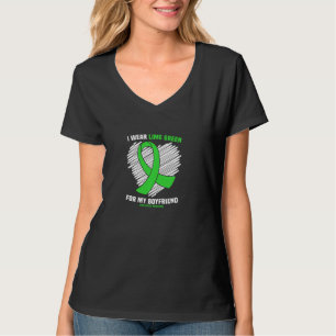 I Wear Lime Green For My Boyfriend Lyme Disease Aw T-Shirt
