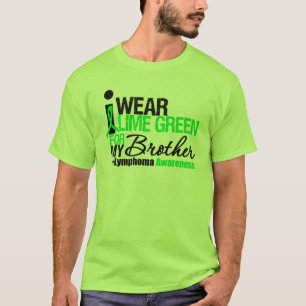 I Wear Lime Green For My Brother T-Shirt