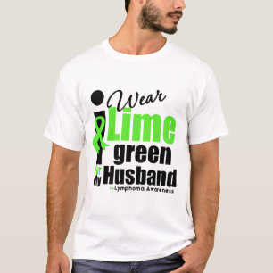 I Wear Lime Green For My Husband T-Shirt