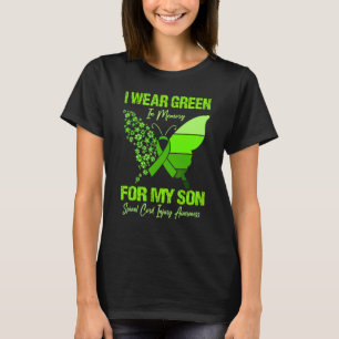 I Wear Lime Green For My Son Spinal Cord Injury Aw T-Shirt