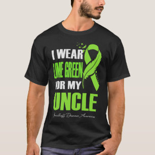 I Wear Lime Green For My Uncle Sandhoff Disease Aw T-Shirt