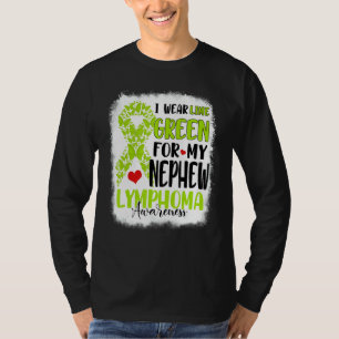 I Wear Lime Green Nephew Lymphoma Awareness Month T-Shirt