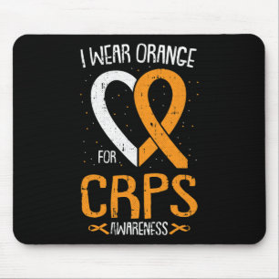 I Wear Orange CRPS Awareness Complex Regional Pain Mouse Mat