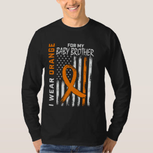 I Wear Orange For Brother Multiple Sclerosis Aware T-Shirt