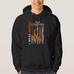 I Wear Orange For Daughter Multiple Sclerosis Awar Hoodie