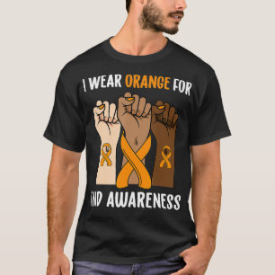 I Wear Orange For FND Awareness  T-Shirt
