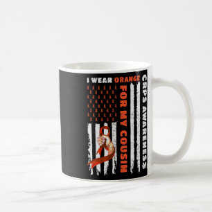 I Wear Orange For My Cousin Crps Awareness Orange  Coffee Mug