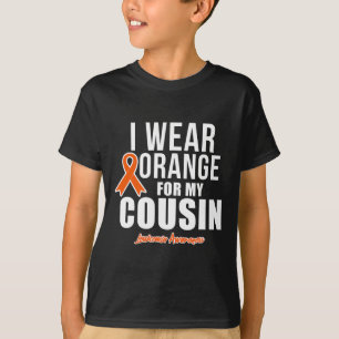 I Wear Orange For My Cousin Leukaemia Awareness T-Shirt