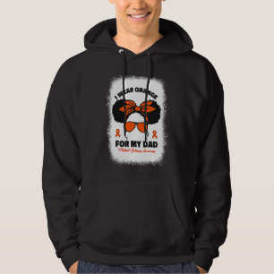 I Wear Orange For My Dad Ms Multiple Sclerosis Kid Hoodie