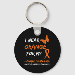 I Wear Orange For My Daughter-in-law Multiple Scle Key Ring