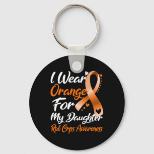 I Wear Orange For My Daughter Rsd Crps Awareness 1 Key Ring