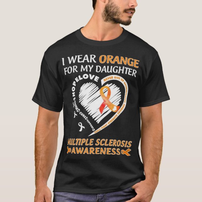 I Wear Orange For My Daughter T-Shirt (Front)