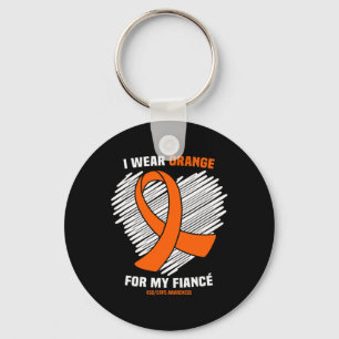 I Wear Orange For My Fiance Rsdcrps Awareness Key Ring