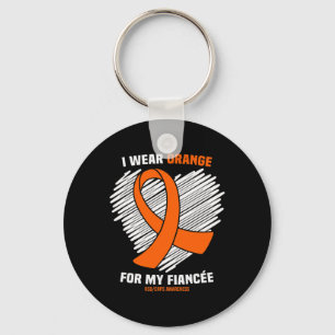 I Wear Orange For My Fiancee Rsdcrps Awareness Key Ring