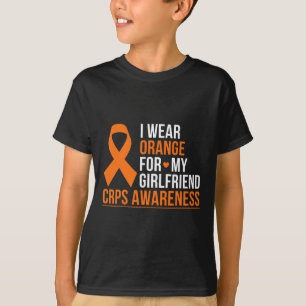 I Wear Orange For My Girlfriend Rsd Crps Awareness T-Shirt