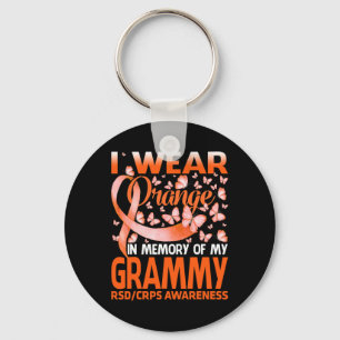 I Wear Orange For My Grammy Rsd Crps Awareness Key Ring