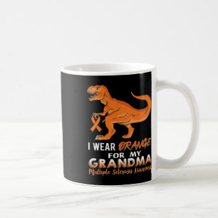 I Wear Orange For My Grandma Dinosaur Multiple Scl Coffee Mug