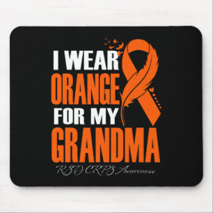 I Wear Orange For My Grandma RSD CRPS Awareness Fe Mouse Mat