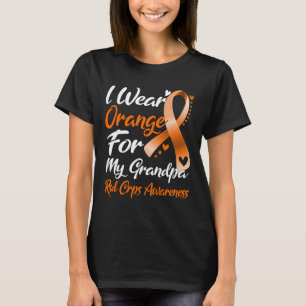 I Wear Orange For My Grandpa Rsd Crps Awareness T-Shirt