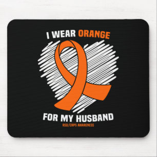 I Wear Orange For My Husband Rsdcrps Awareness Mouse Mat
