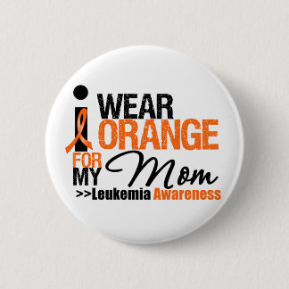 I Wear Orange For My Mum 6 Cm Round Badge