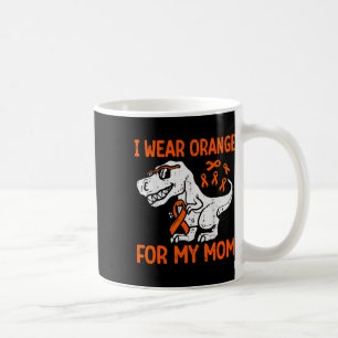 I Wear Orange For My Mum Dinosaur Multiple Scleros Coffee Mug