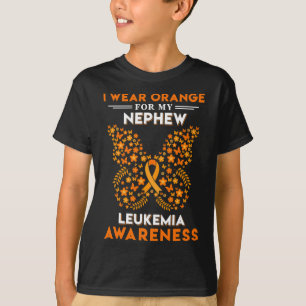 I wear Orange for my Nephew Blood Leukaemia Cancer T-Shirt