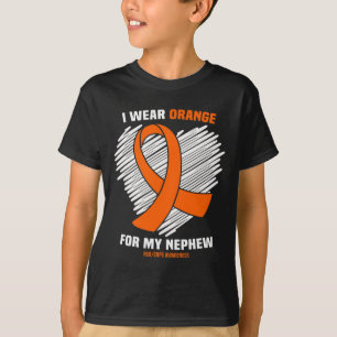 I Wear Orange For My Nephew Rsdcrps Awareness T-Shirt
