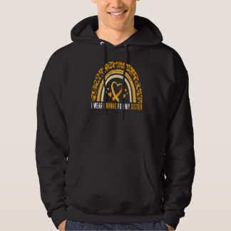 I Wear Orange For My Sister Multiple Sclerosis Awa Hoodie