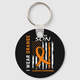 I Wear Orange For My Son Leukaemia Awareness Ameri Key Ring