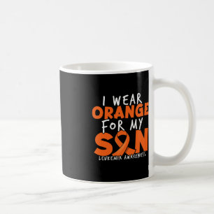 I Wear Orange For My Son. Orange Leukaemia Awarene Coffee Mug