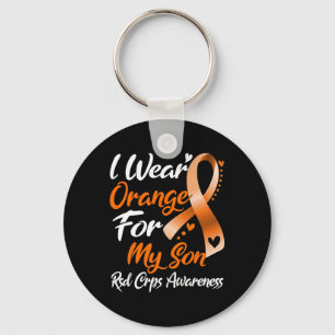 I Wear Orange For My Son Rsd Crps Awareness  Key Ring