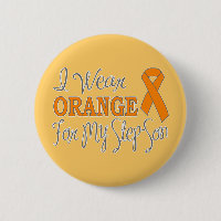 I Wear Orange For My Step-Son (Orange Ribbon)