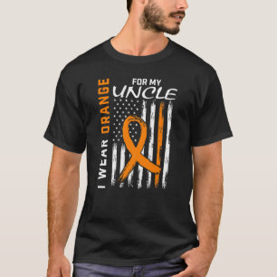 I Wear Orange For My Uncle Multiple Sclerosis Awar T-Shirt