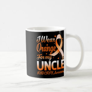 I Wear Orange For My Uncle Rsd Crps Awareness Ribb Coffee Mug