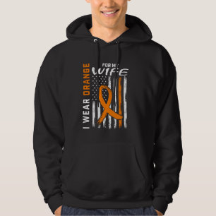 I Wear Orange For My Wife Multiple Sclerosis Aware Hoodie