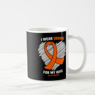 I Wear Orange For My Wife Rsdcrps Awareness Coffee Mug