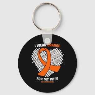 I Wear Orange For My Wife RSDCRPS Awareness Key Ring