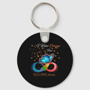 I Wear Orange For Rsd Crps Awareness 2 Key Ring