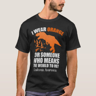 I Wear Orange For Someone Who Means World To Me T-Shirt